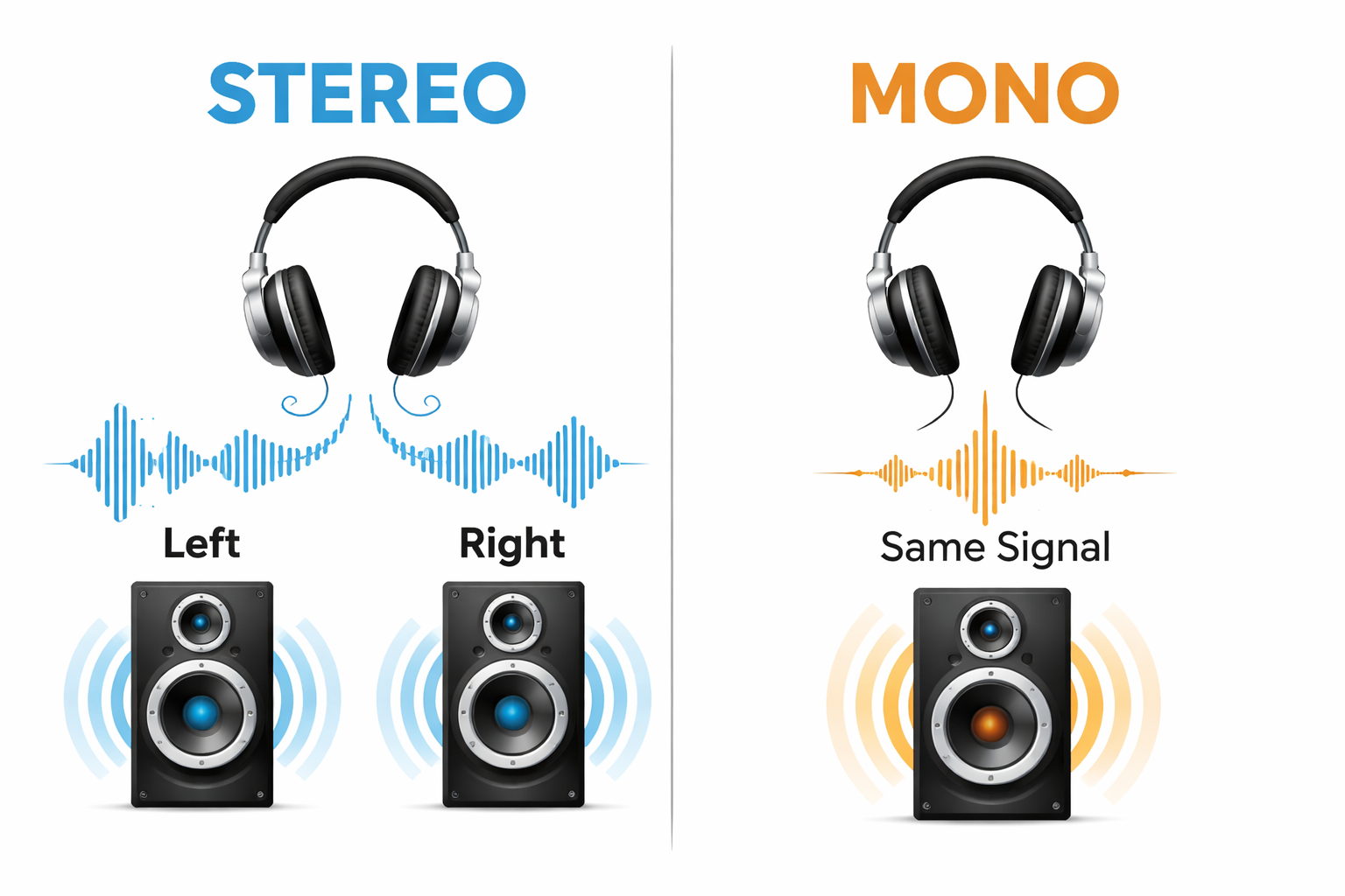 Mono vs Stereo Connections