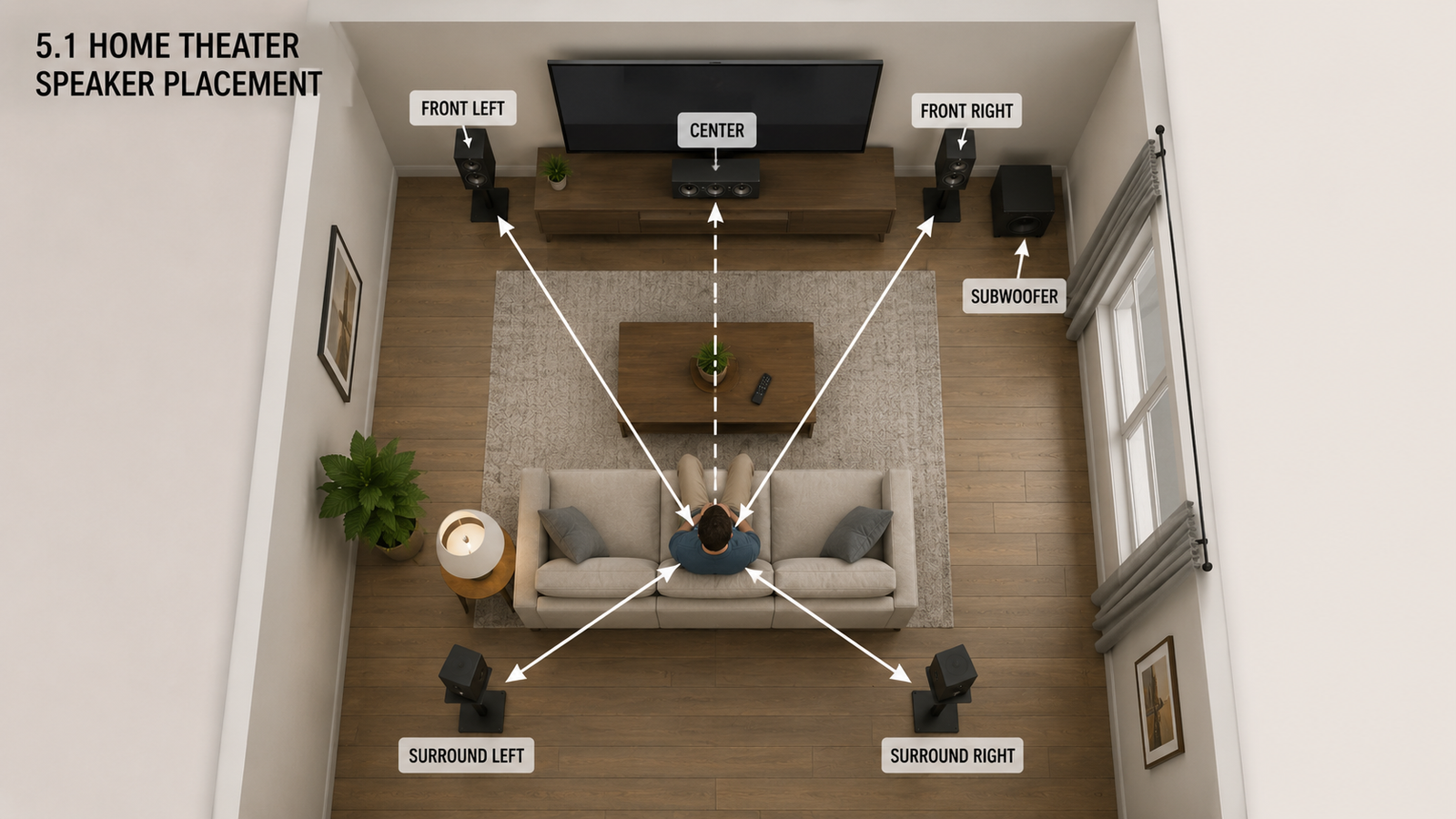 5.1 Home Theater Placement