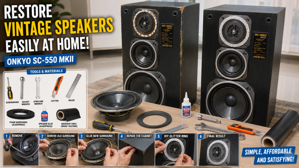 Repairing Vintage Speakers Easily
