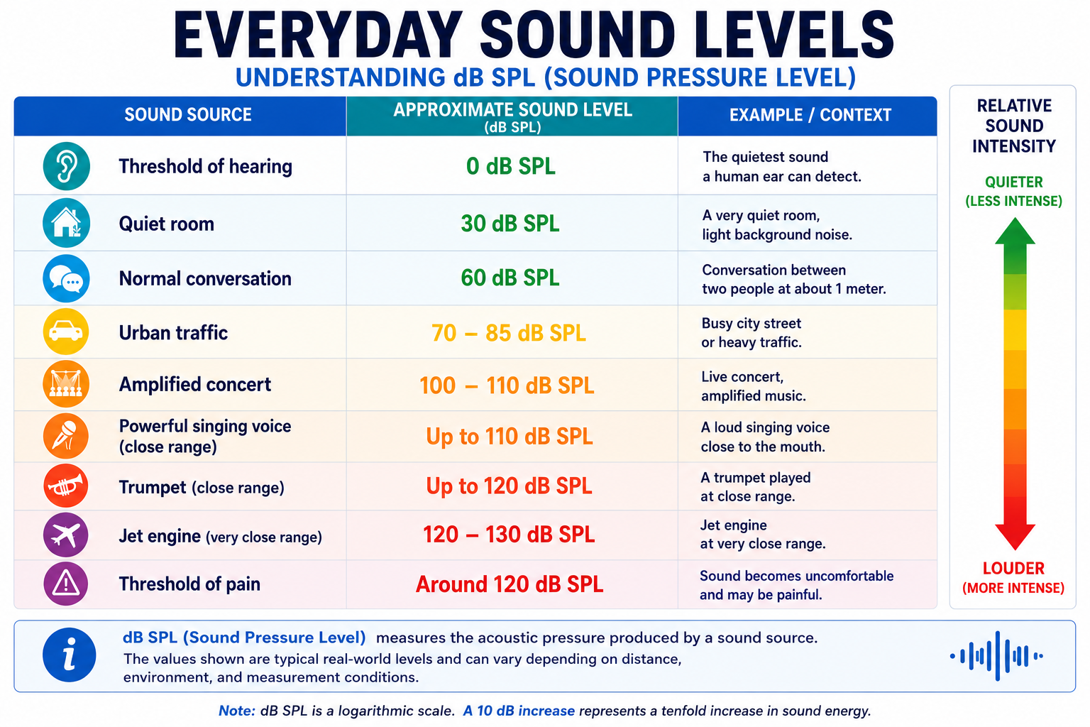 Understanding dB SPL